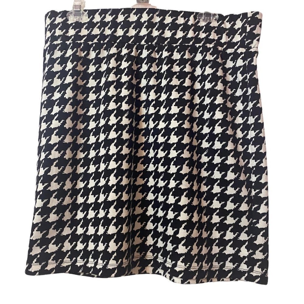 NYCC Casual A-Line Gingham Knee high Skirt, Large